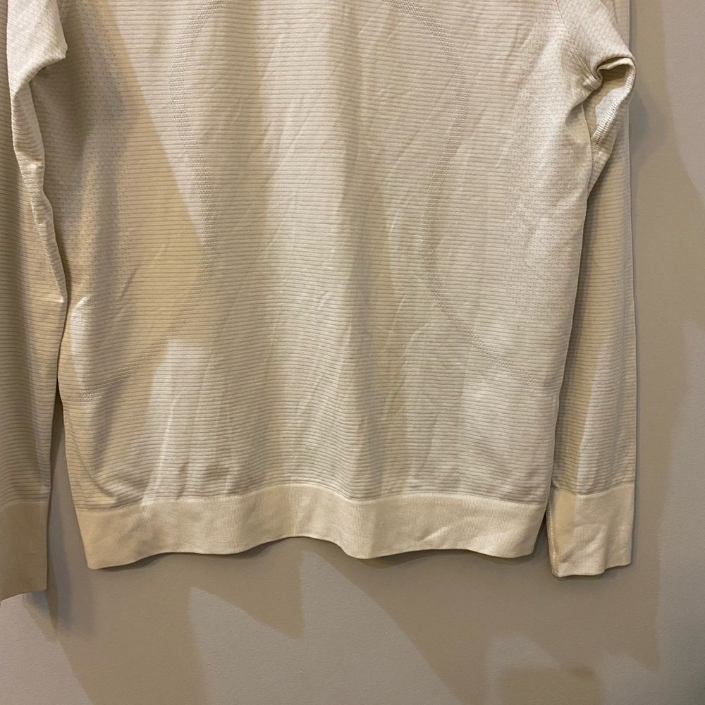 Lululemon Swift Tech Long Sleeve Crewneck Shirt Women Size 8 - Picture 3 of 7